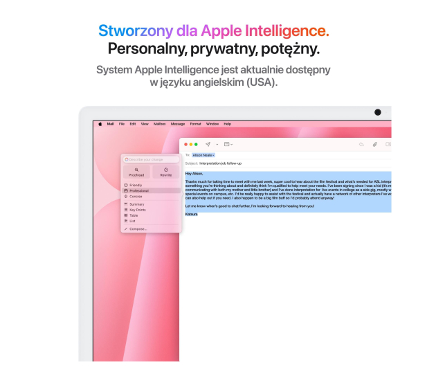 Apple iMac 24 M4/16GB/1TB/MacOS Retina 4,5K Różowy 8R GPU - 1350775 - zdjęcie 5